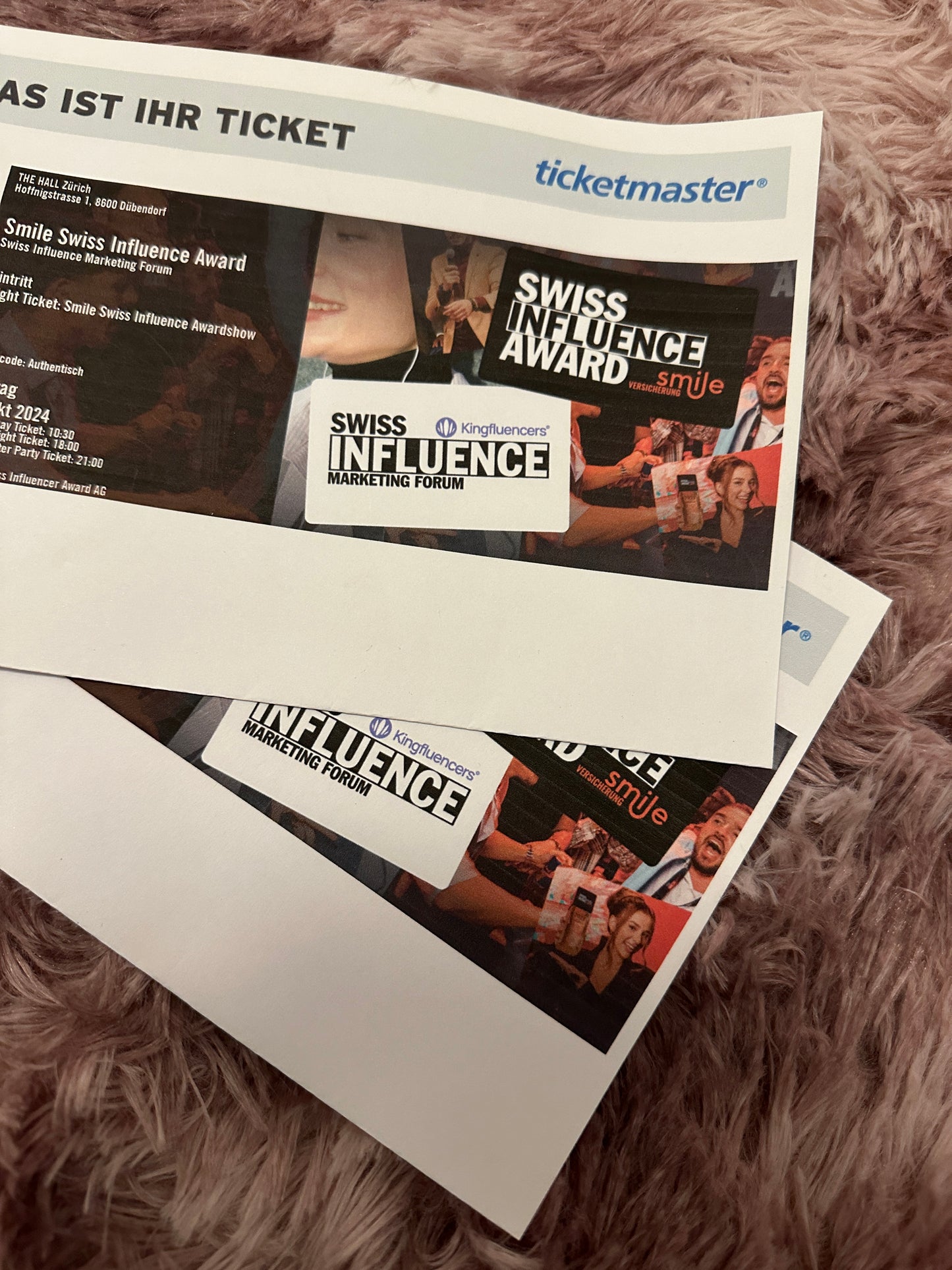 Swiss Influencer Award Tickets